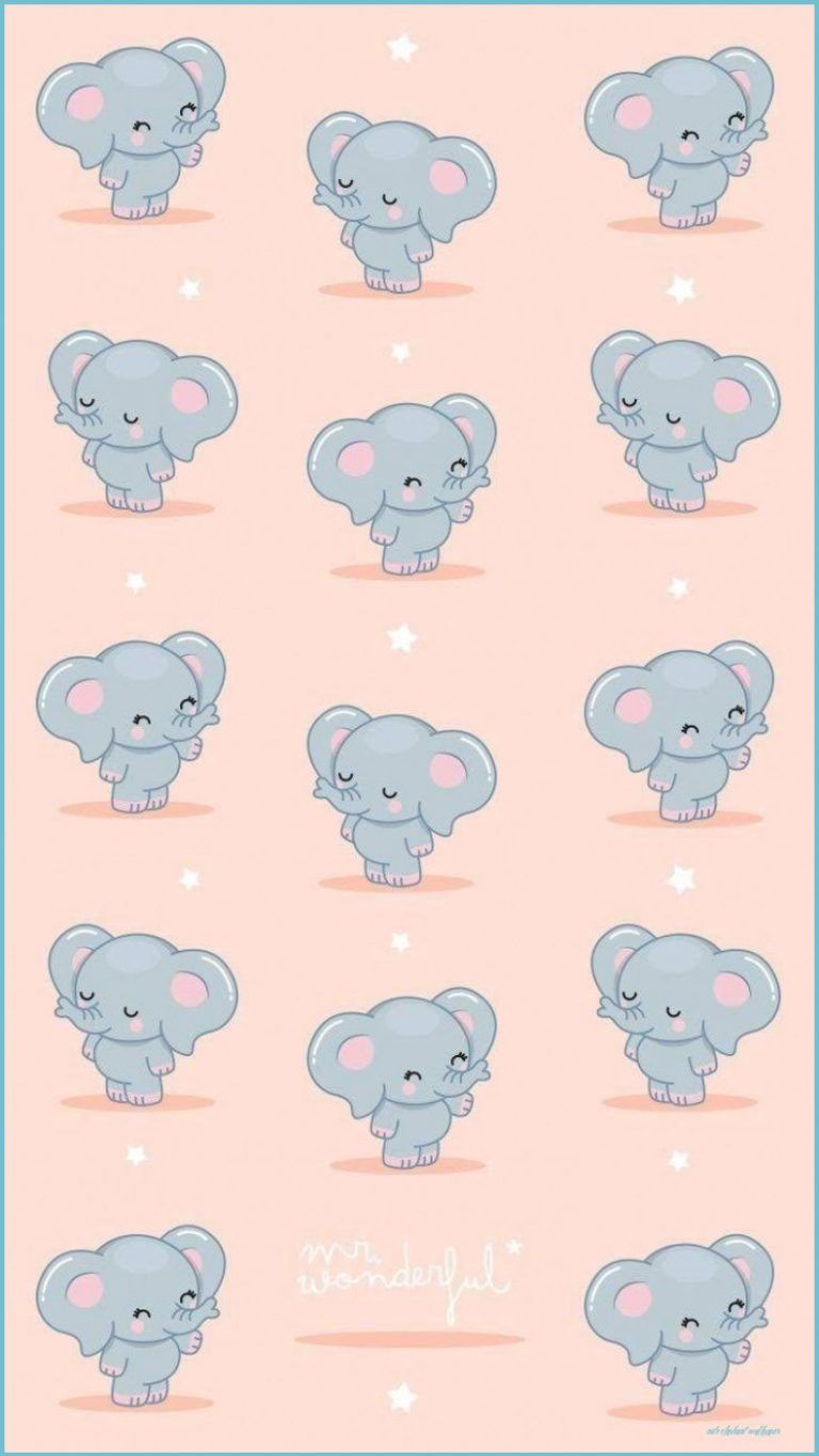 Kawaii Elephant Wallpapers Wallpaper Cave