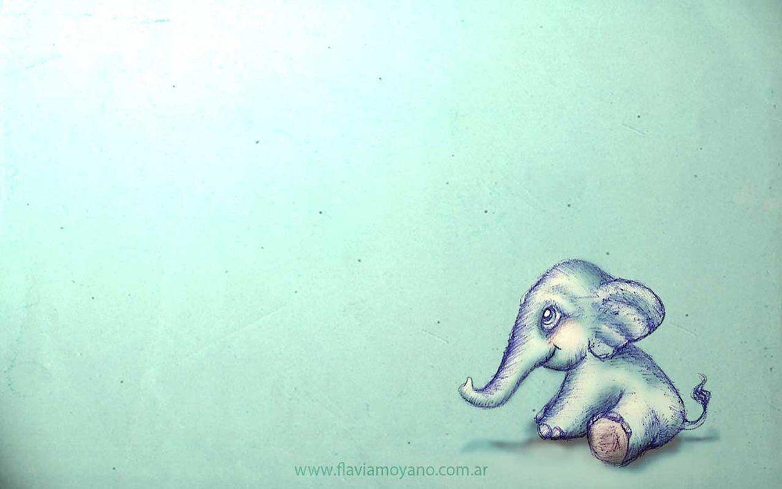 Kawaii Elephant Wallpapers Wallpaper Cave