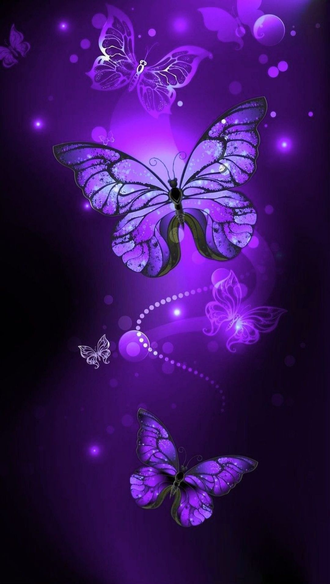 Aesthetic Butterfly Purple Wallpapers Wallpaper Cave