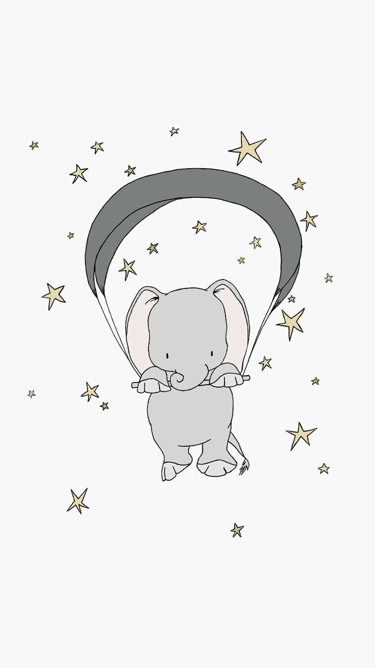 Kawaii Elephant Wallpapers Wallpaper Cave