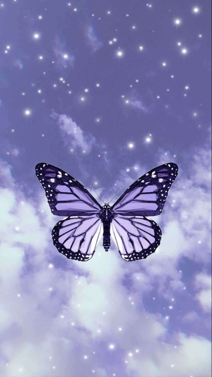 Aesthetic Wallpapers Clouds And Butterfly bmppower