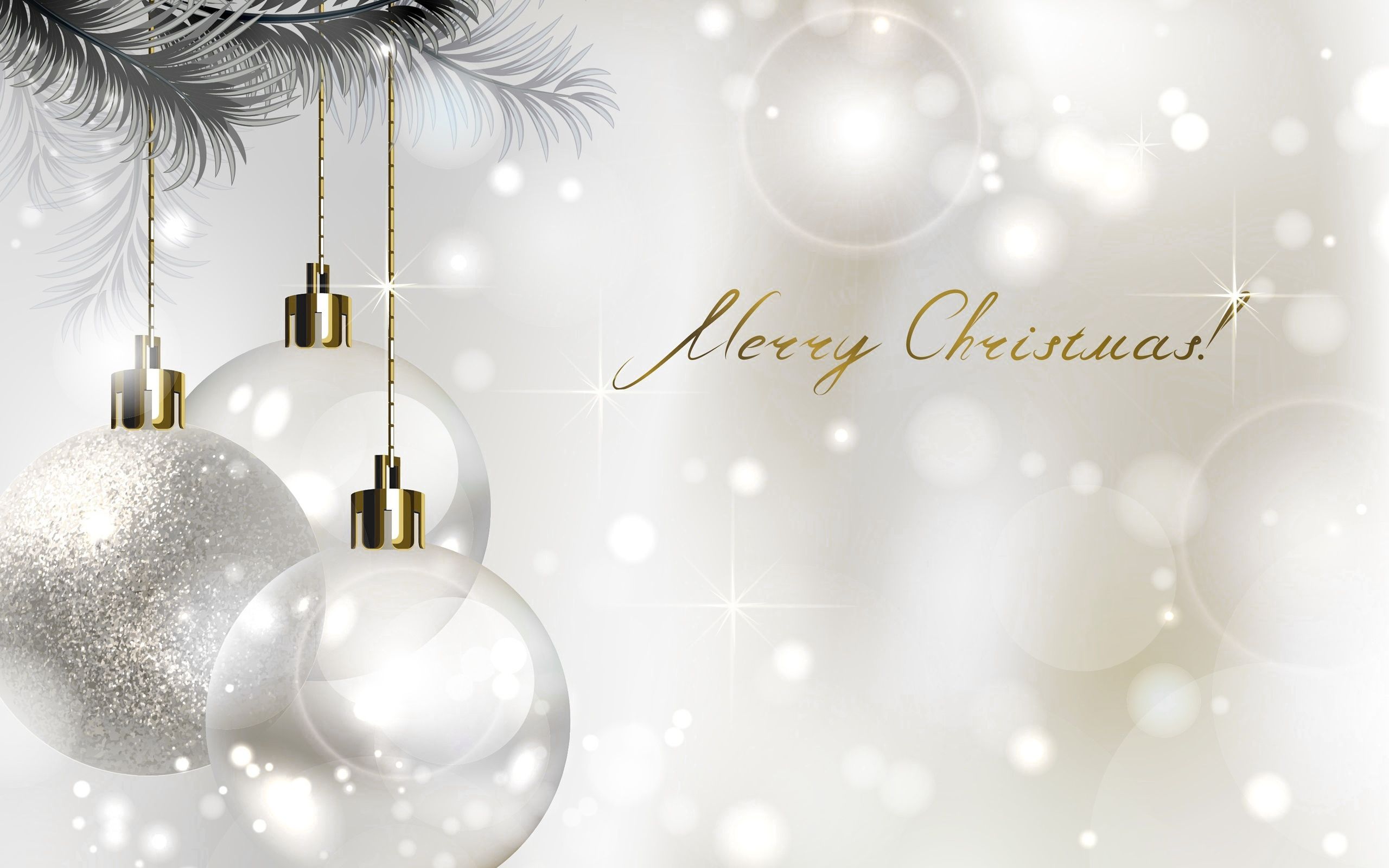 Silver And Gold Christmas Wallpapers Wallpaper Cave