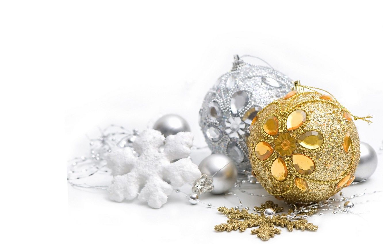 Silver And Gold Christmas Wallpapers Wallpaper Cave
