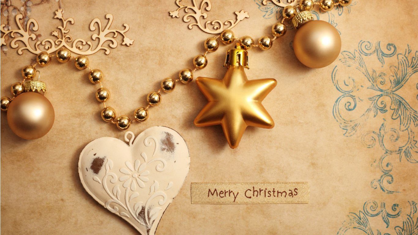 Silver And Gold Christmas Wallpapers Wallpaper Cave