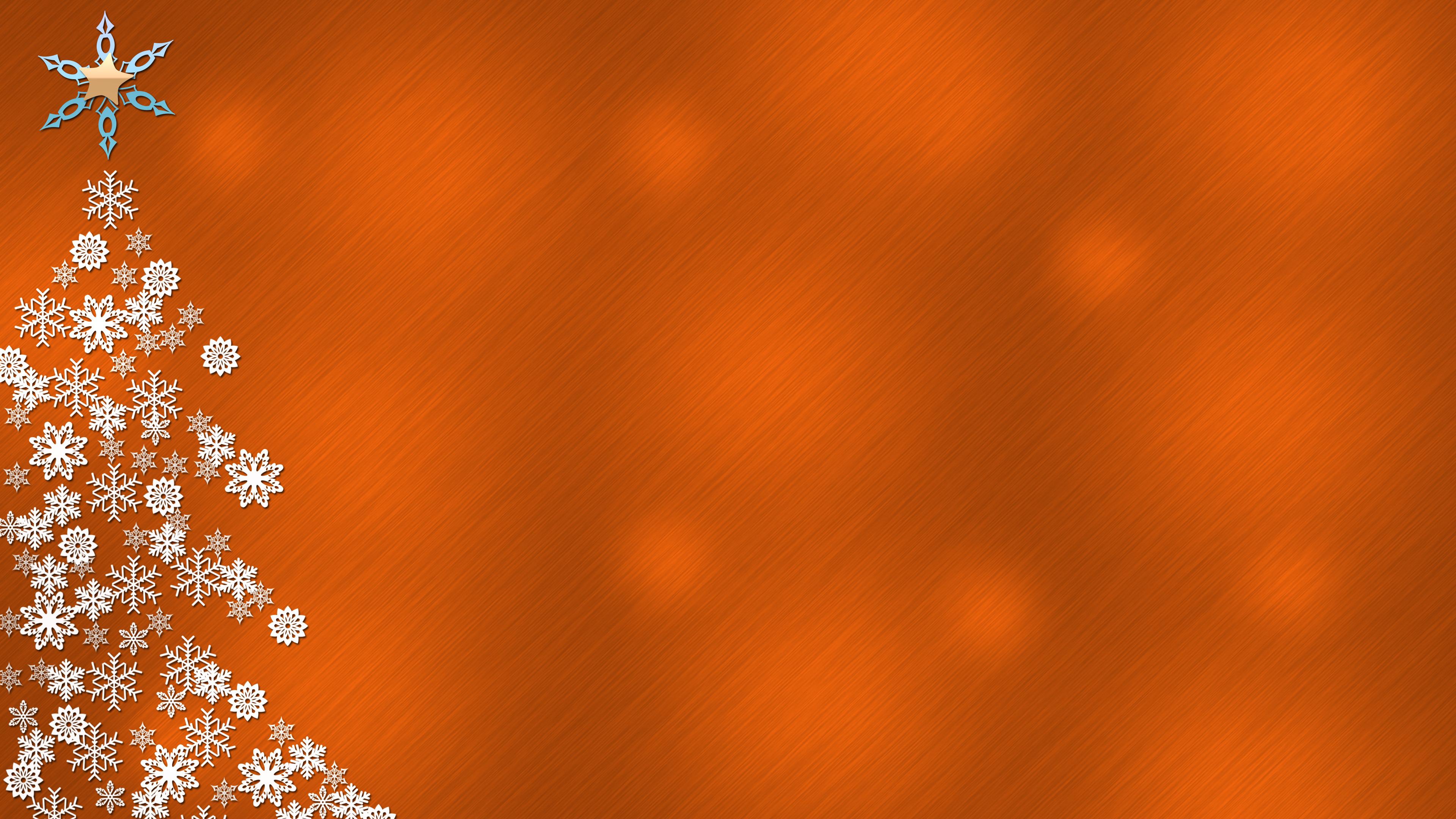 Christmas Orange Wallpapers Wallpaper Cave