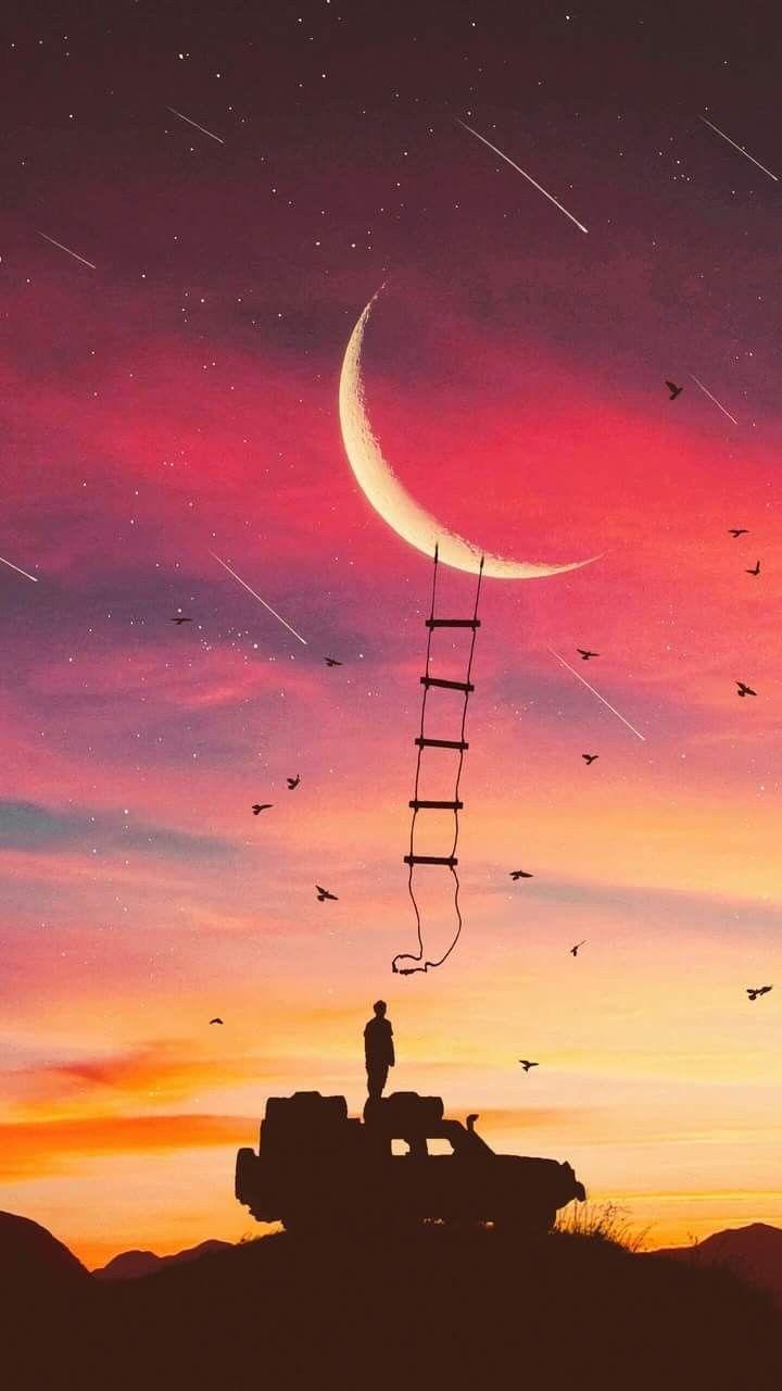 Sunset Cartoon Wallpapers Wallpaper Cave