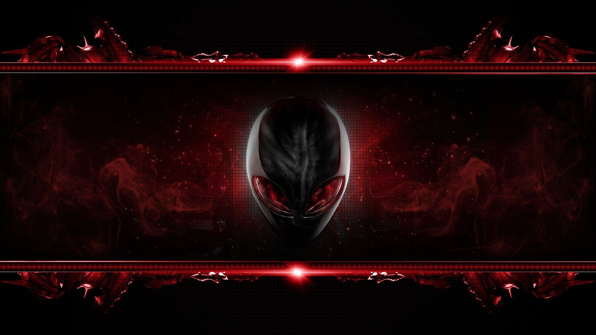 Red Tech Wallpaper 4K