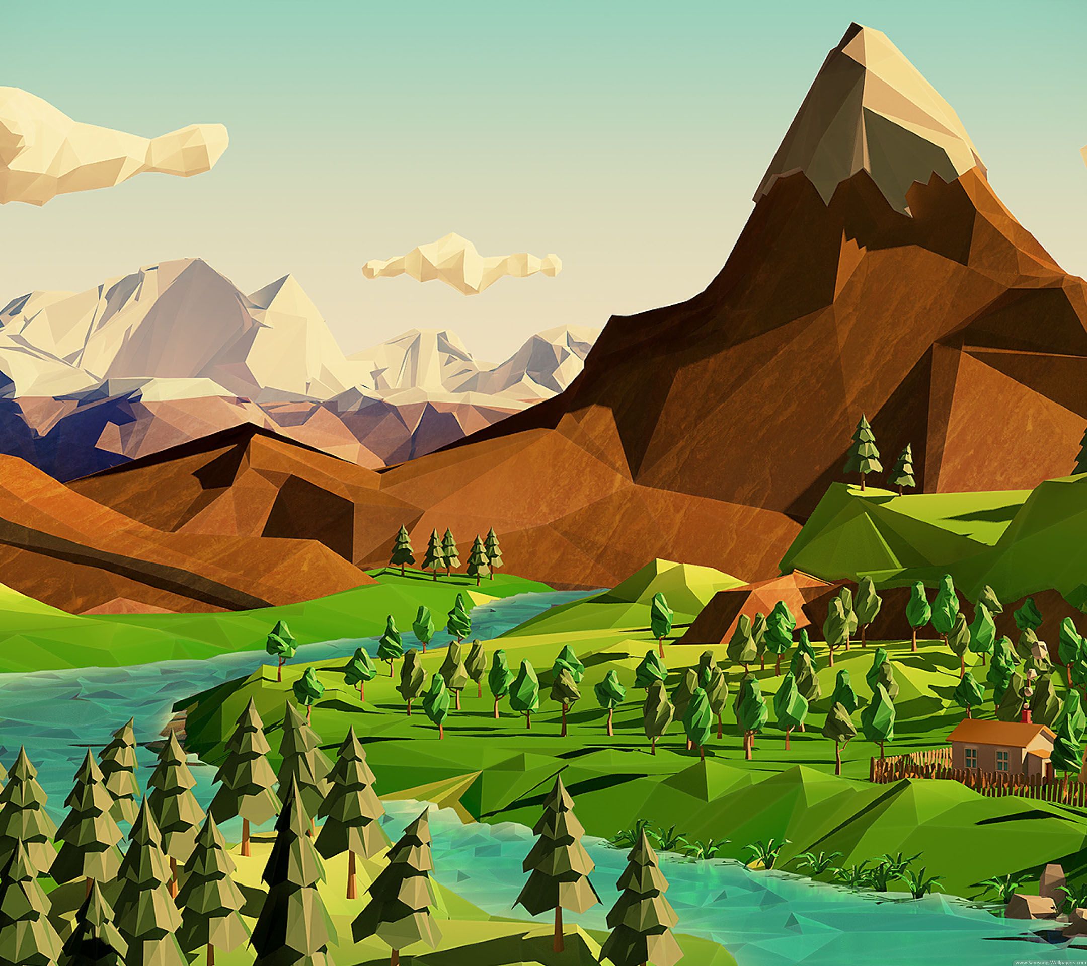 Cartoon Landscape Wallpapers Wallpaper Cave