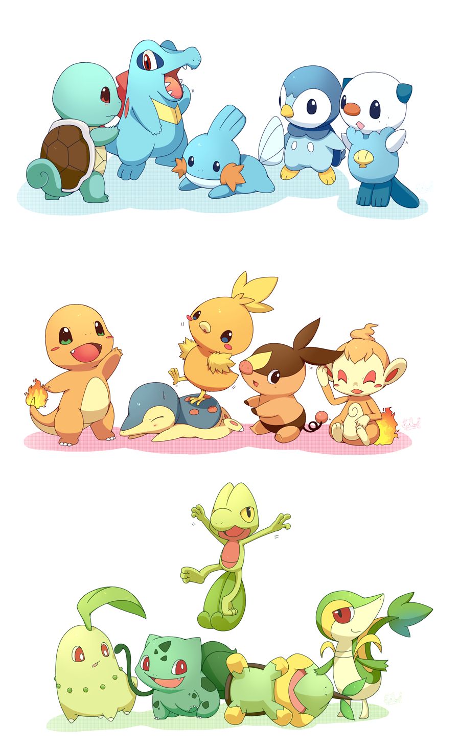 Pokémon Starter Wallpapers Wallpaper Cave