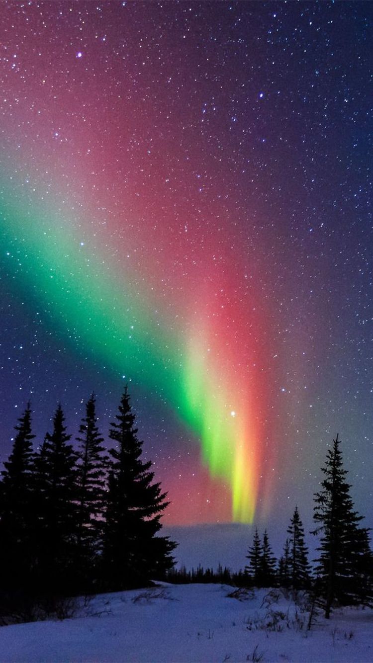 Night Sky Northern Lights Wallpapers Wallpaper Cave