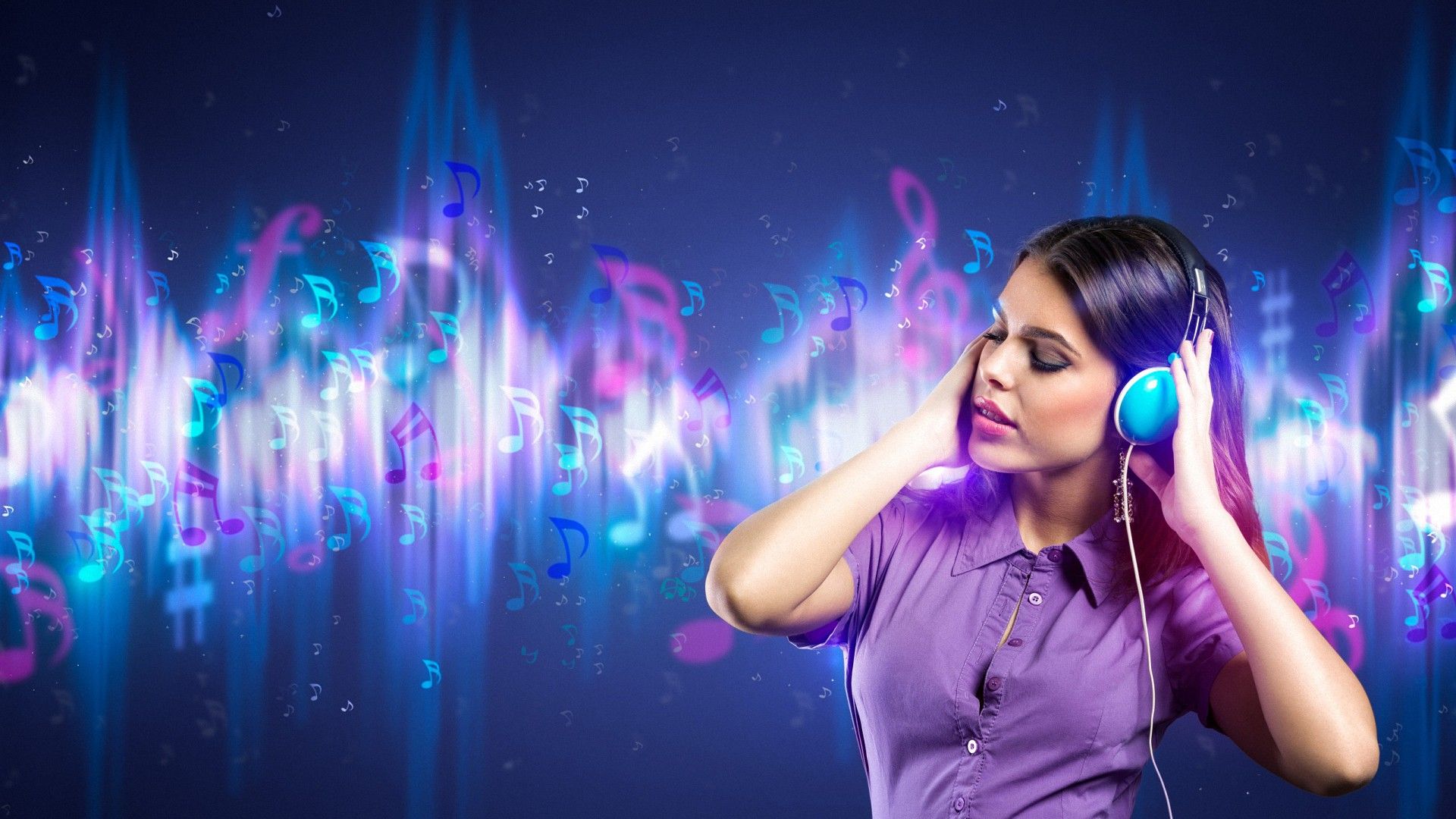 Listening Music Wallpapers Wallpaper Cave