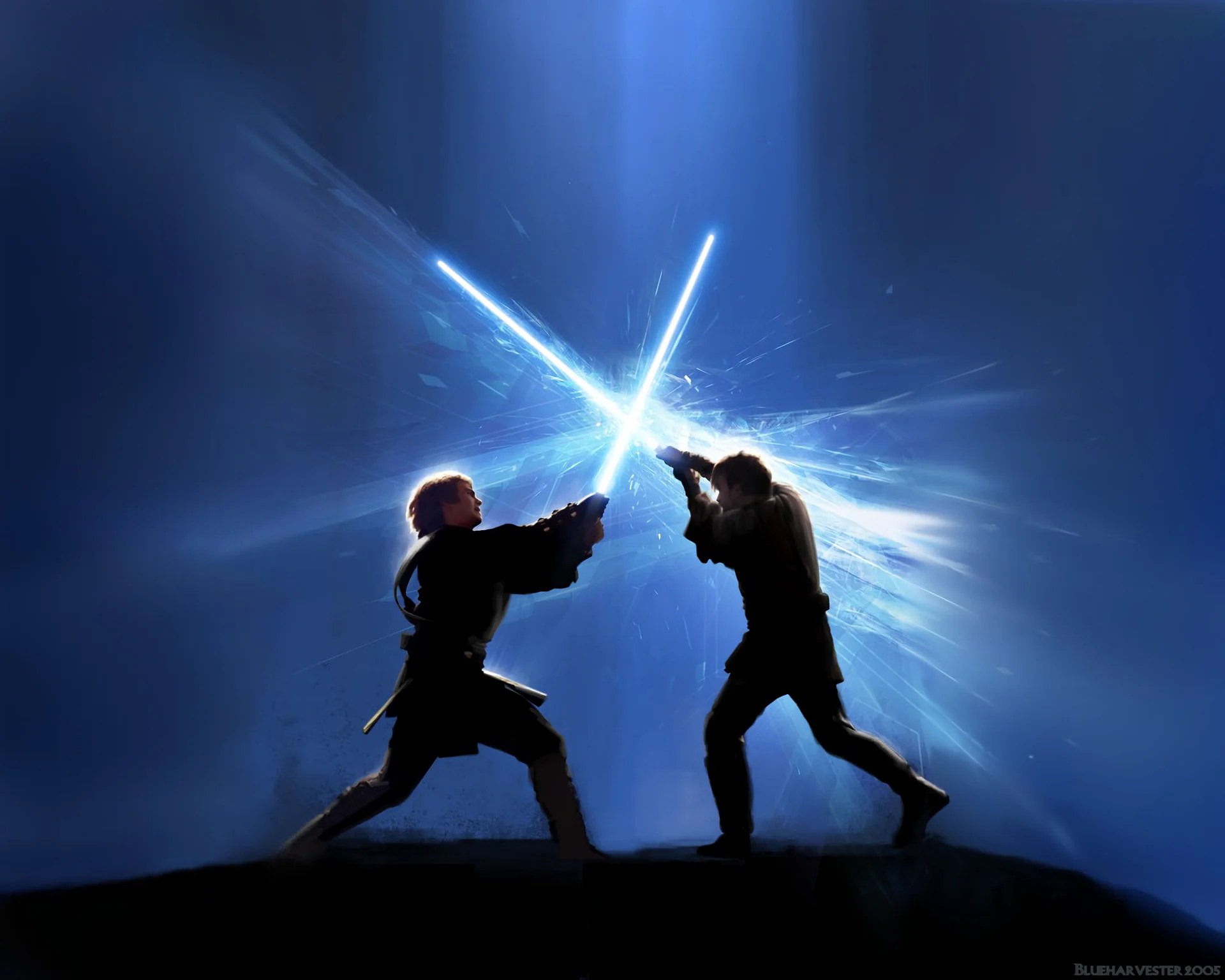 Luke Skywalker Blue Lightsaber Desktop Wallpapers Wallpaper Cave
