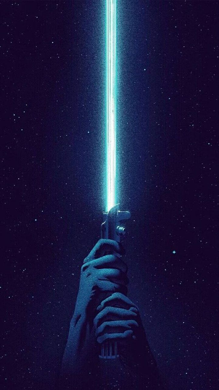 Luke Skywalker Blue Lightsaber Wallpapers Wallpaper Cave