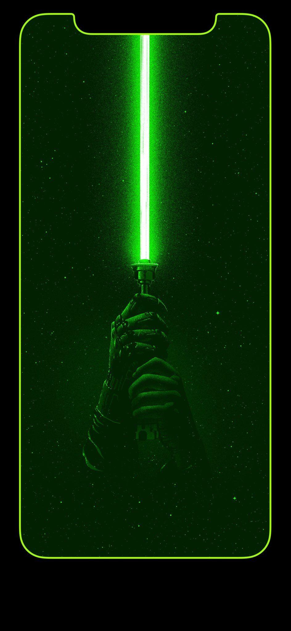 Luke Skywalker Green Lightsaber Wallpapers Wallpaper Cave