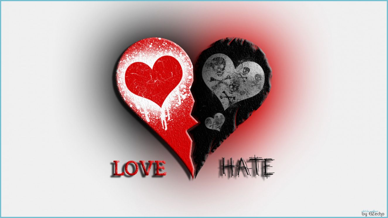 Love Hate Wallpapers Wallpaper Cave