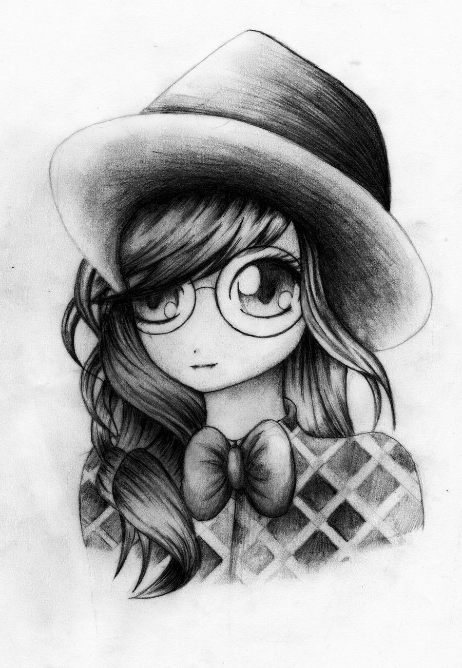 Cute Girl Sketch Wallpapers Wallpaper Cave