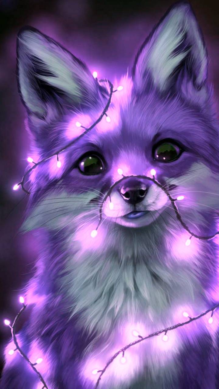 Purple Fox Wallpapers Wallpaper Cave