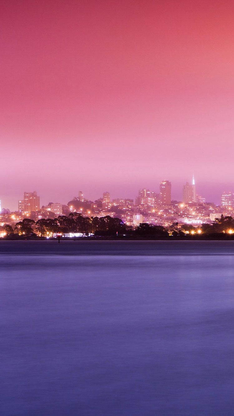 Blue And Pink City Wallpapers Wallpaper Cave