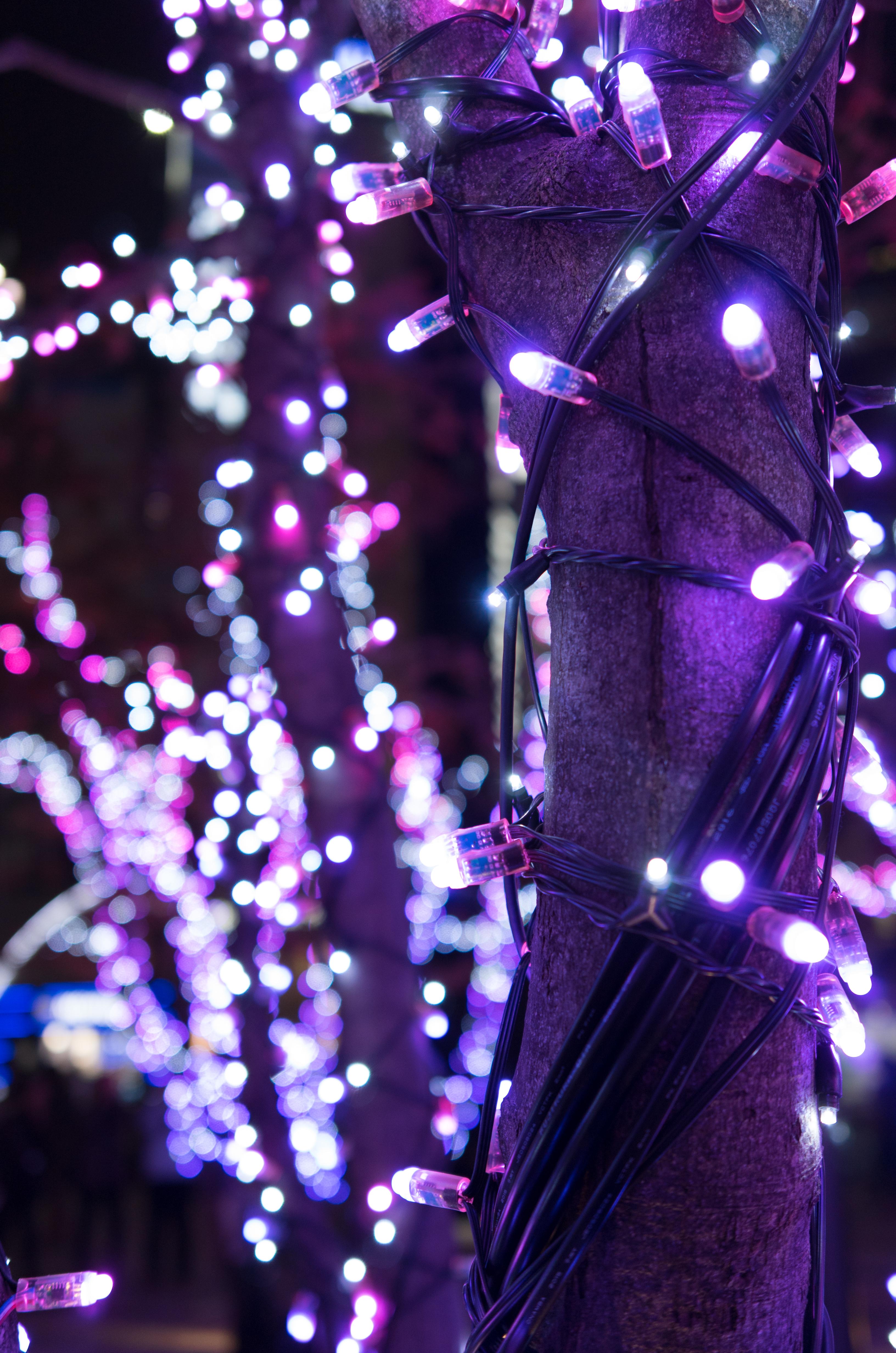 Blue Christmas Light Wallpapers Wallpaper Cave