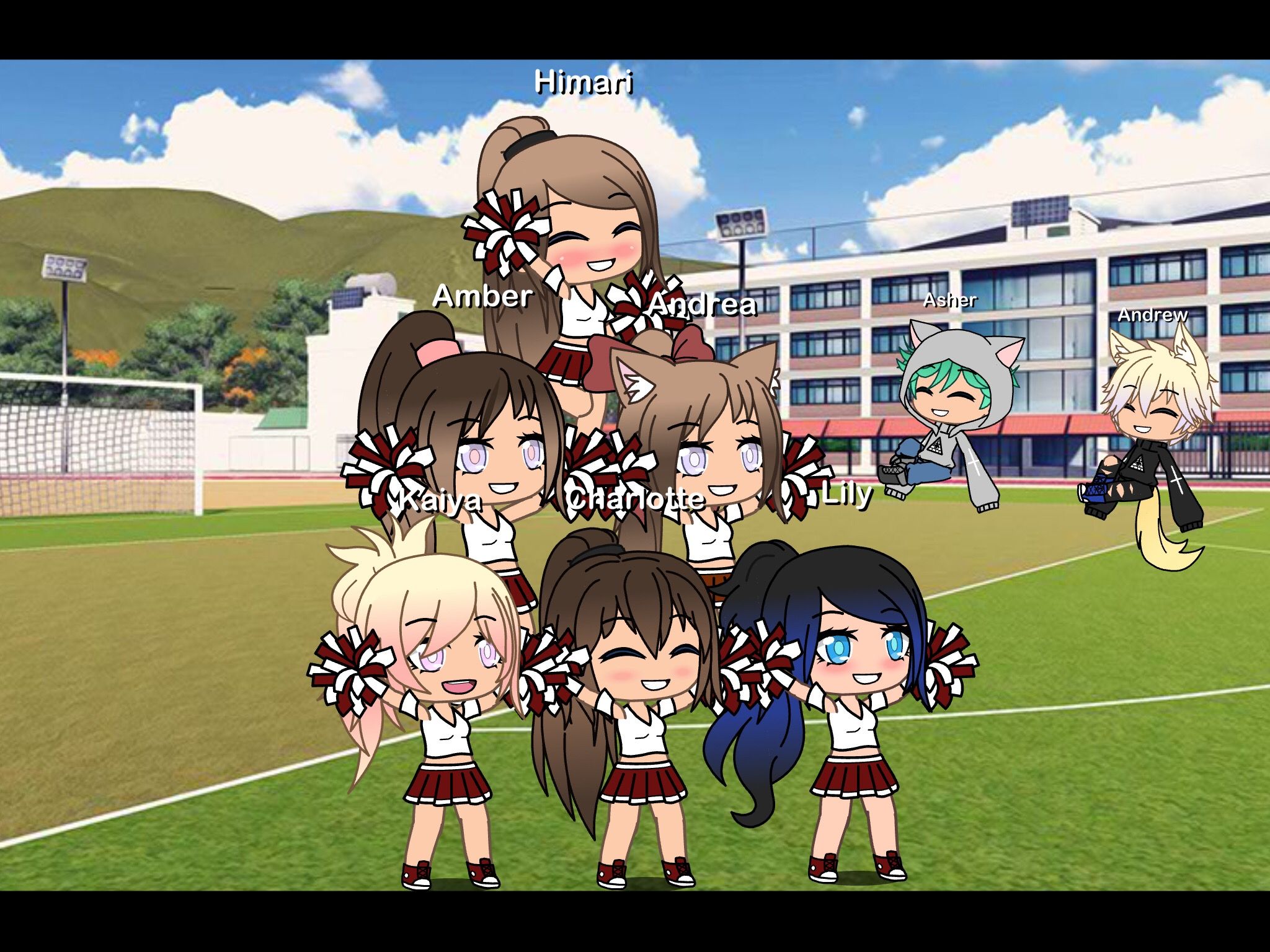 Gacha Life Cheerleader Wallpapers Wallpaper Cave