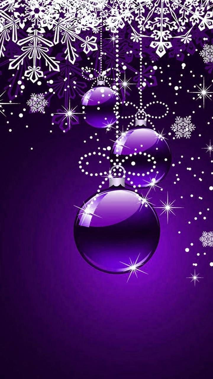 Deep Royal Purple Christmas Background Hd Purple Xmas Wallpapers Wallpaper Cave