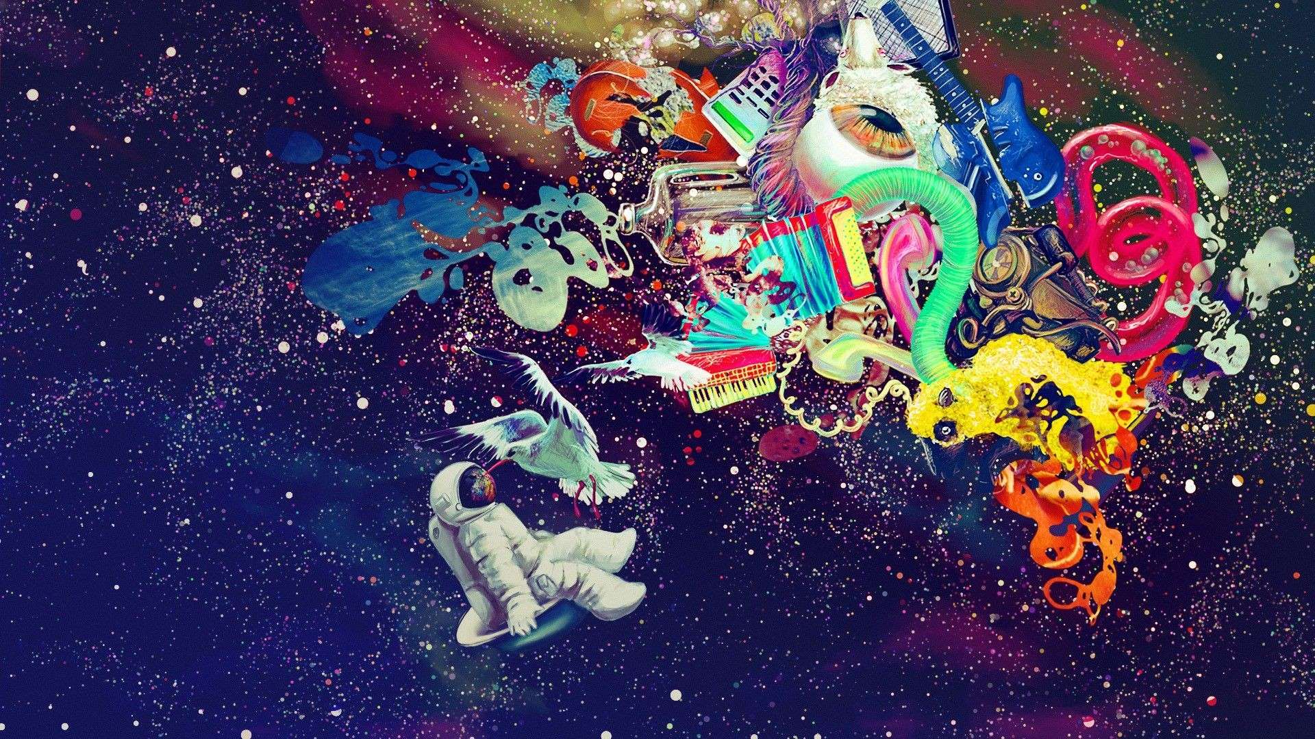 Trippy Alien Wallpapers Wallpaper Cave