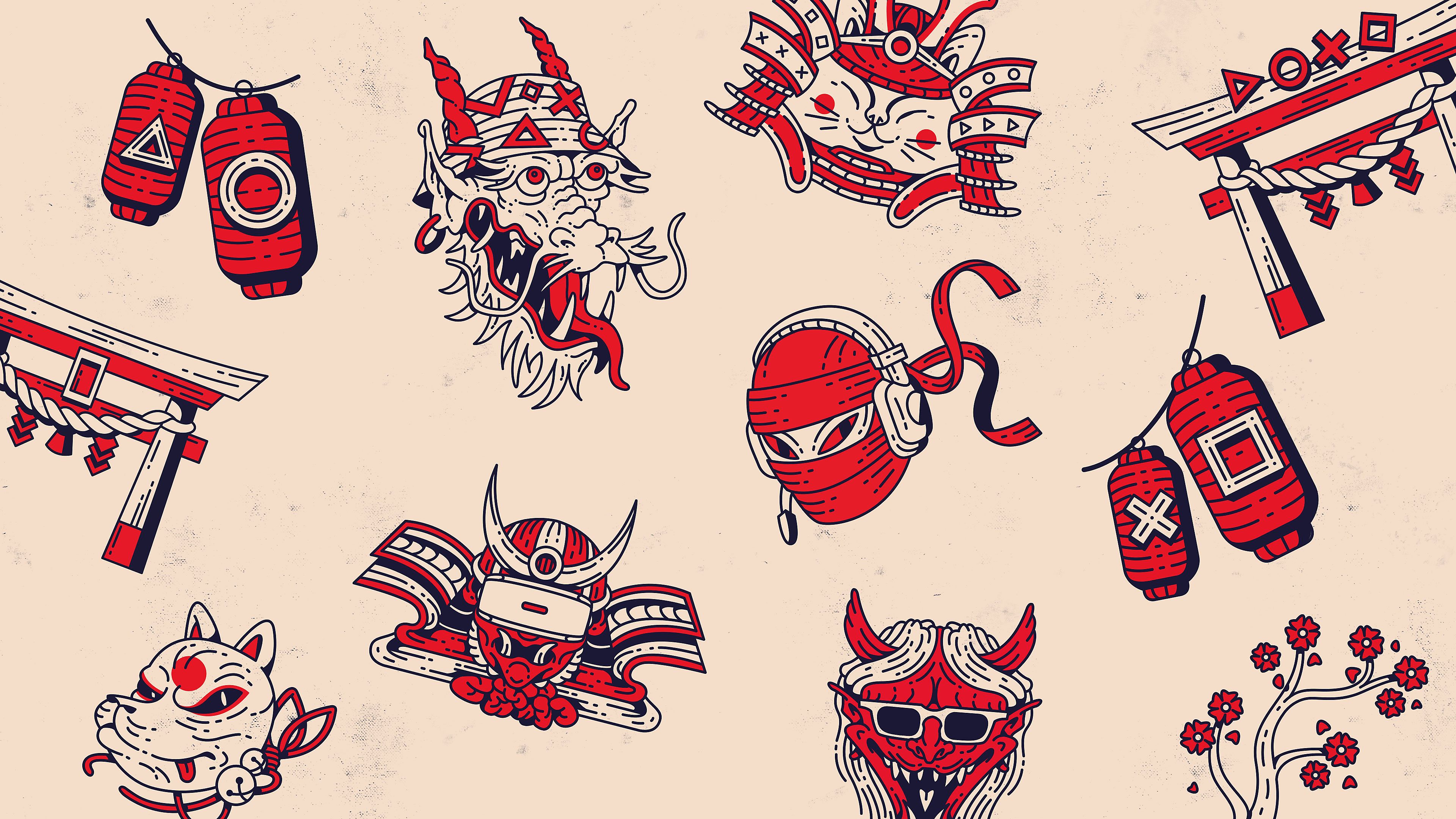 PS4 Retro Japan Wallpapers Wallpaper Cave