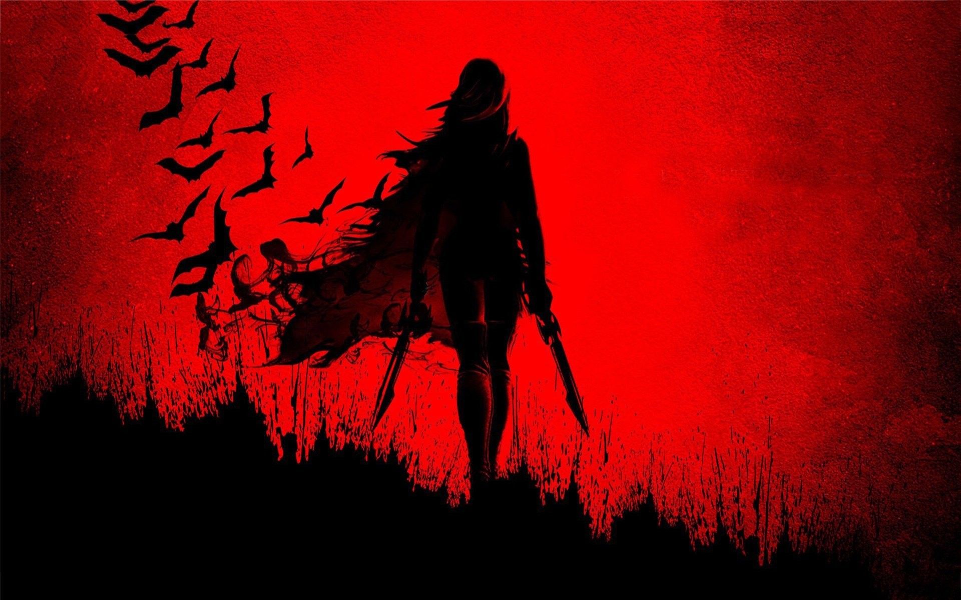 Anime Red Girl Aesthetic Wallpapers Wallpaper Cave