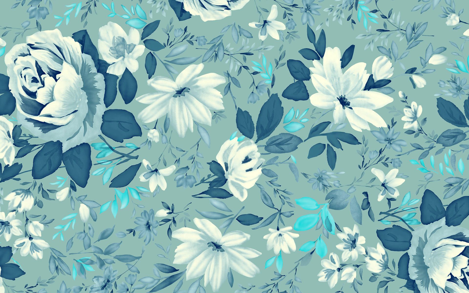 Blue Flowers Anime Wallpapers Wallpaper Cave