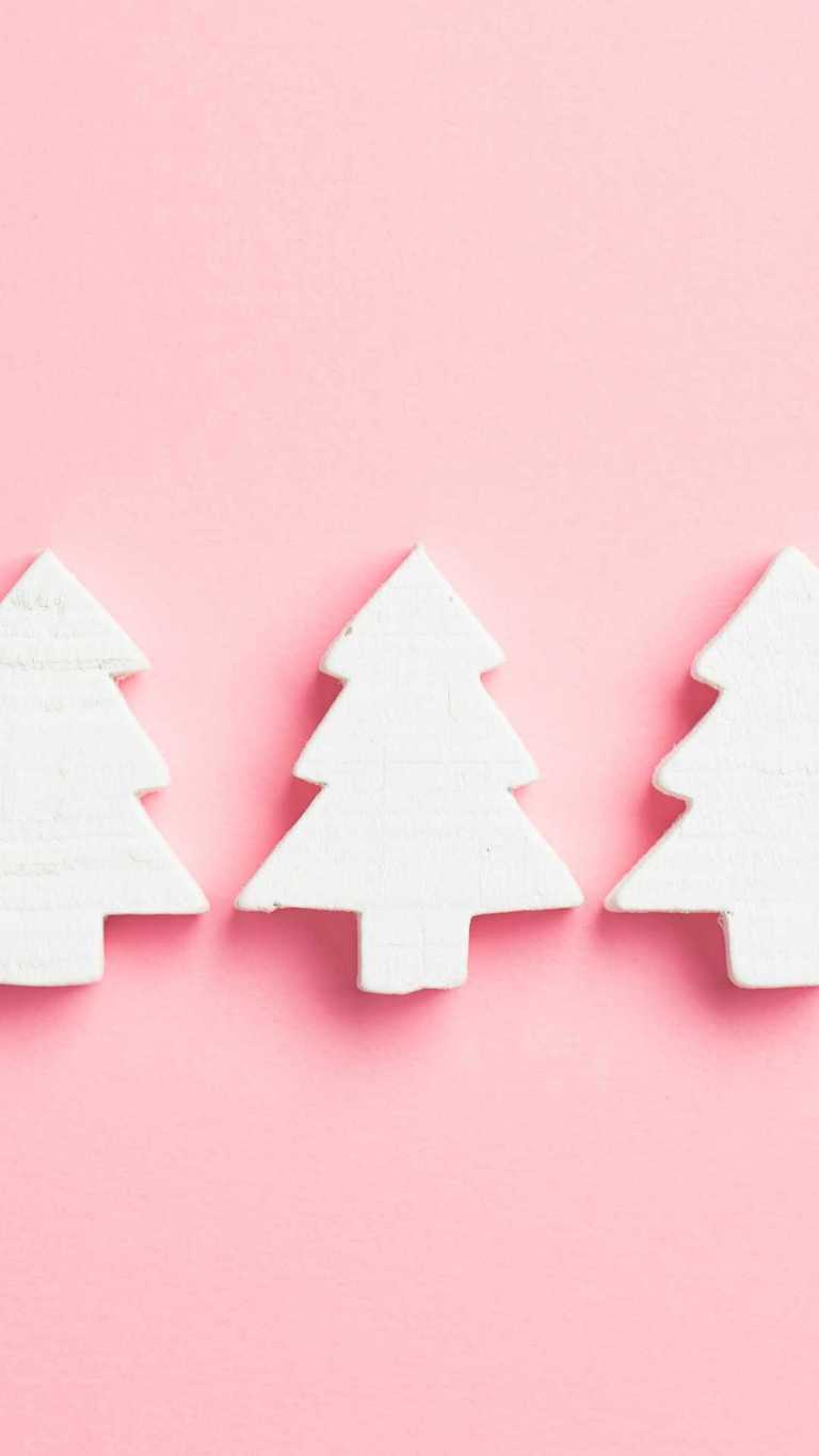 Aesthetic Christmas Pink Wallpapers Wallpaper Cave