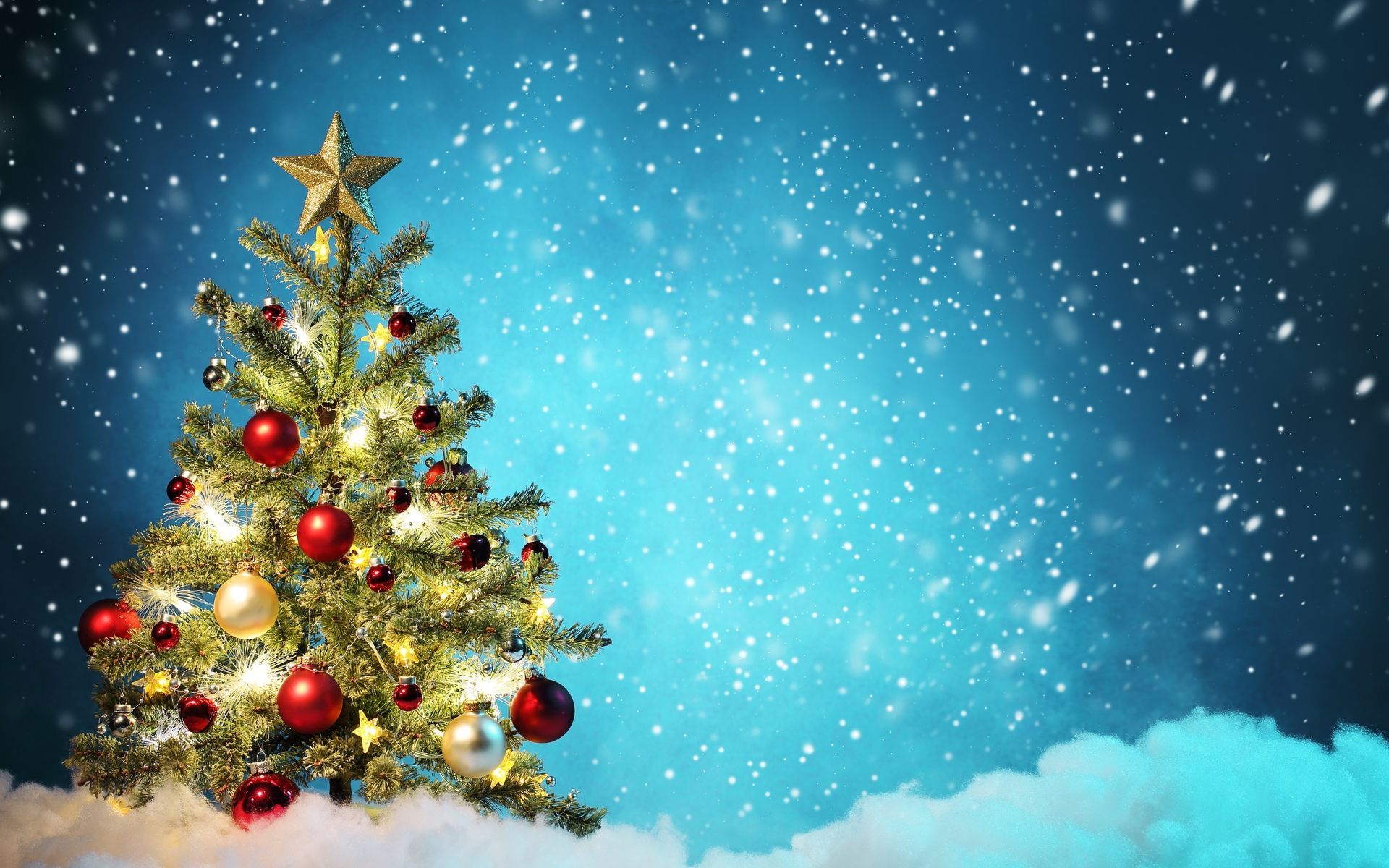 Blue And Green Christmas Wallpapers Wallpaper Cave