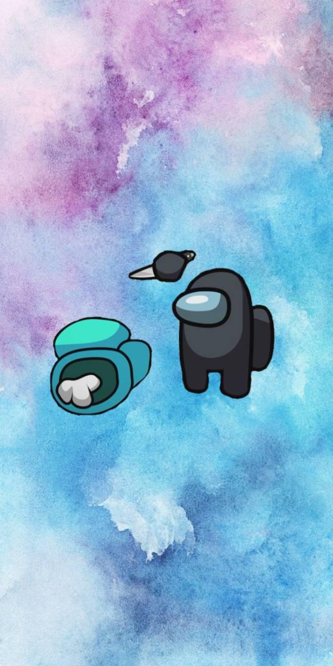 Blue And Green Among Us Wallpapers Wallpaper Cave