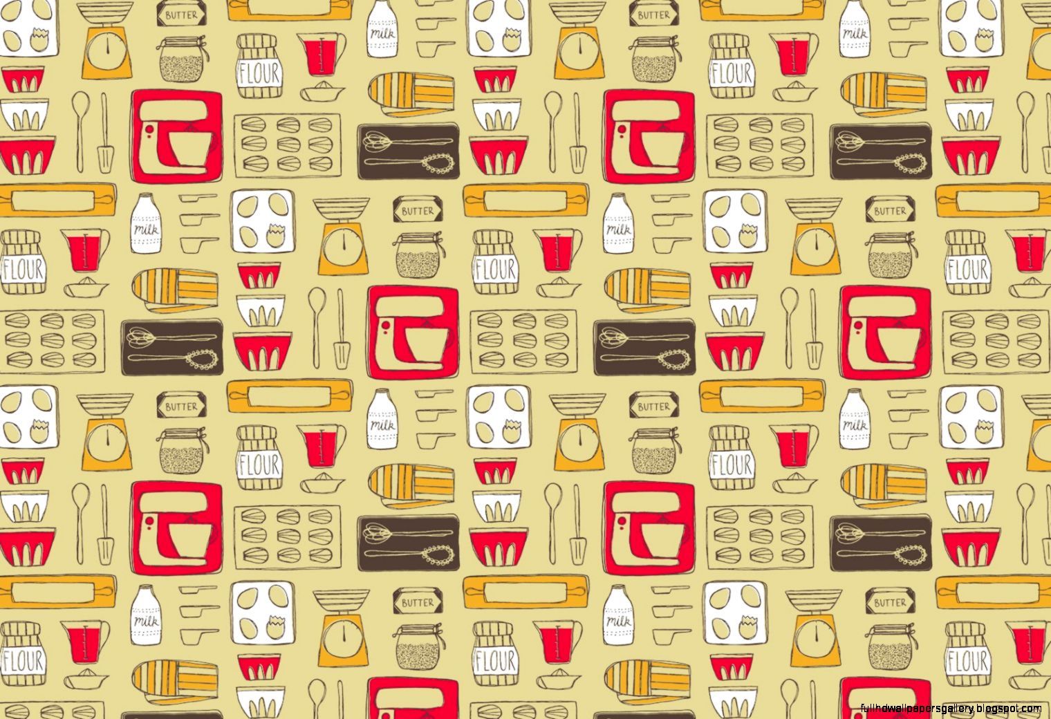 Retro Kitchen Wallpapers Wallpaper Cave