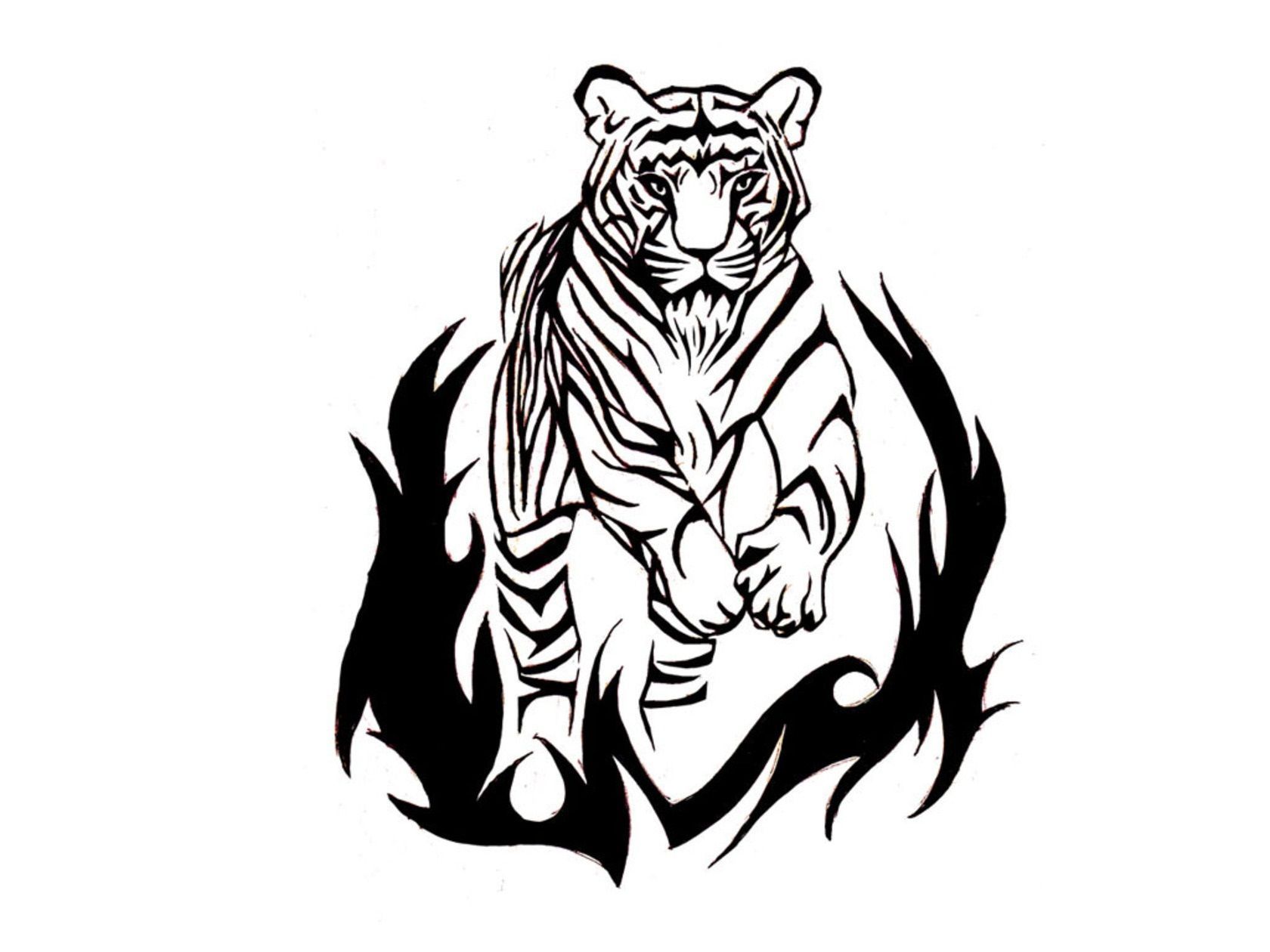 Tiger Tattoo Wallpapers Wallpaper Cave