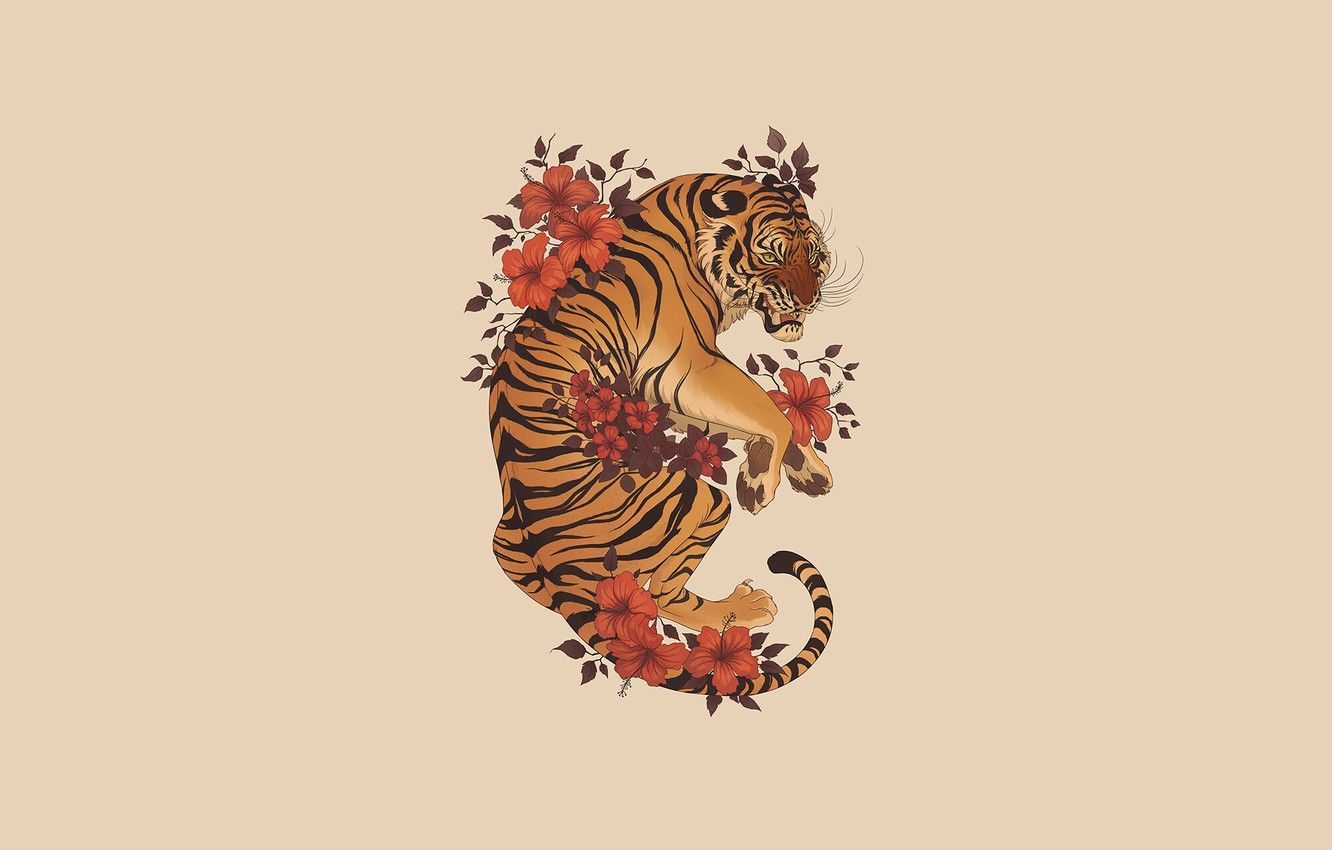 Tiger Aesthetic Wallpapers Wallpaper Cave