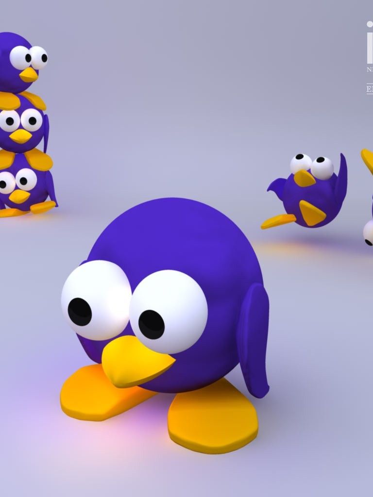Purple Wallpaper Cartoon