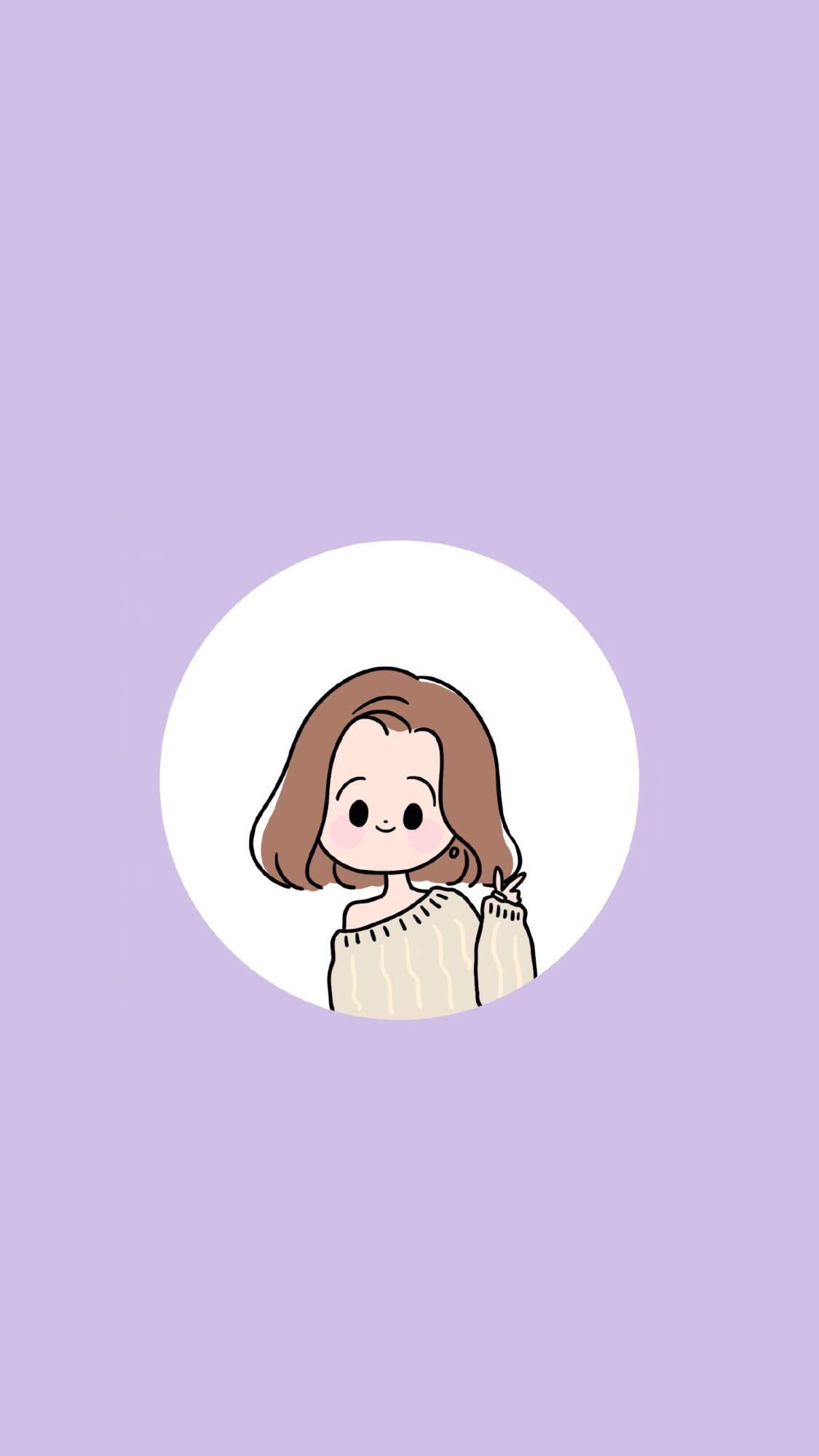 Purple Cartoon Wallpapers Wallpaper Cave