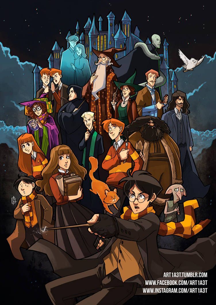 Harry Potter Animated Art Wallpapers Wallpaper Cave
