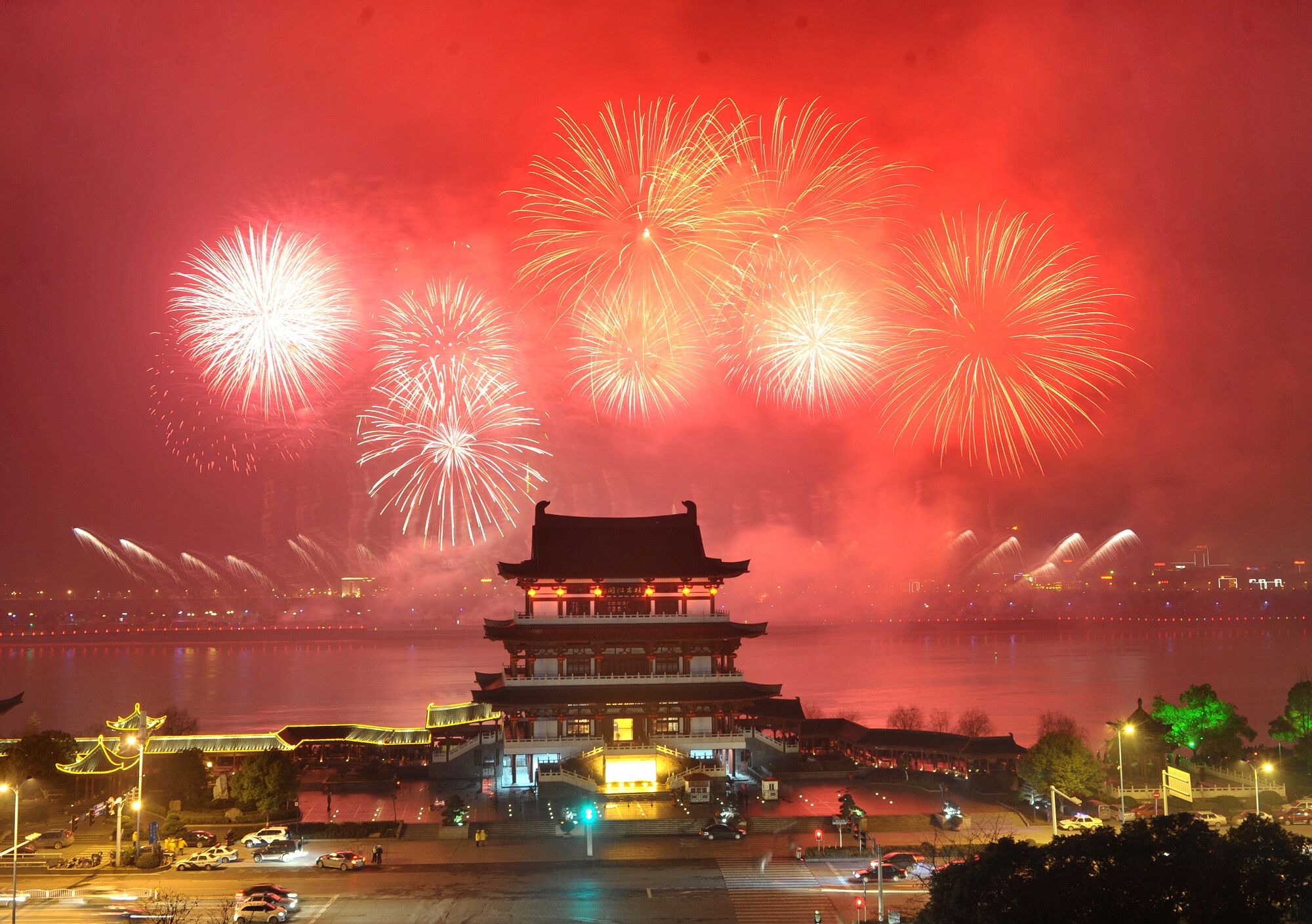 Chinese Fireworks Wallpapers Wallpaper Cave
