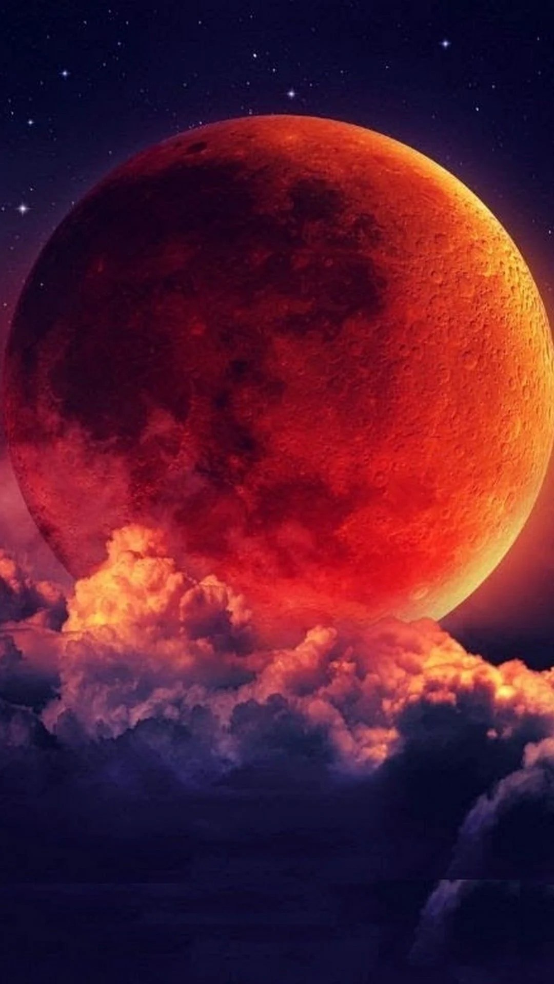 Cool Red Moon Wallpapers Wallpaper Cave