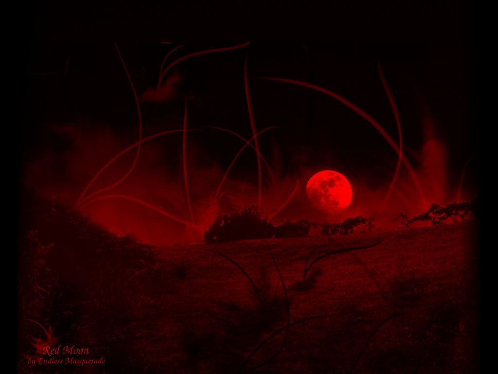 Cool Red Moon Wallpapers Wallpaper Cave