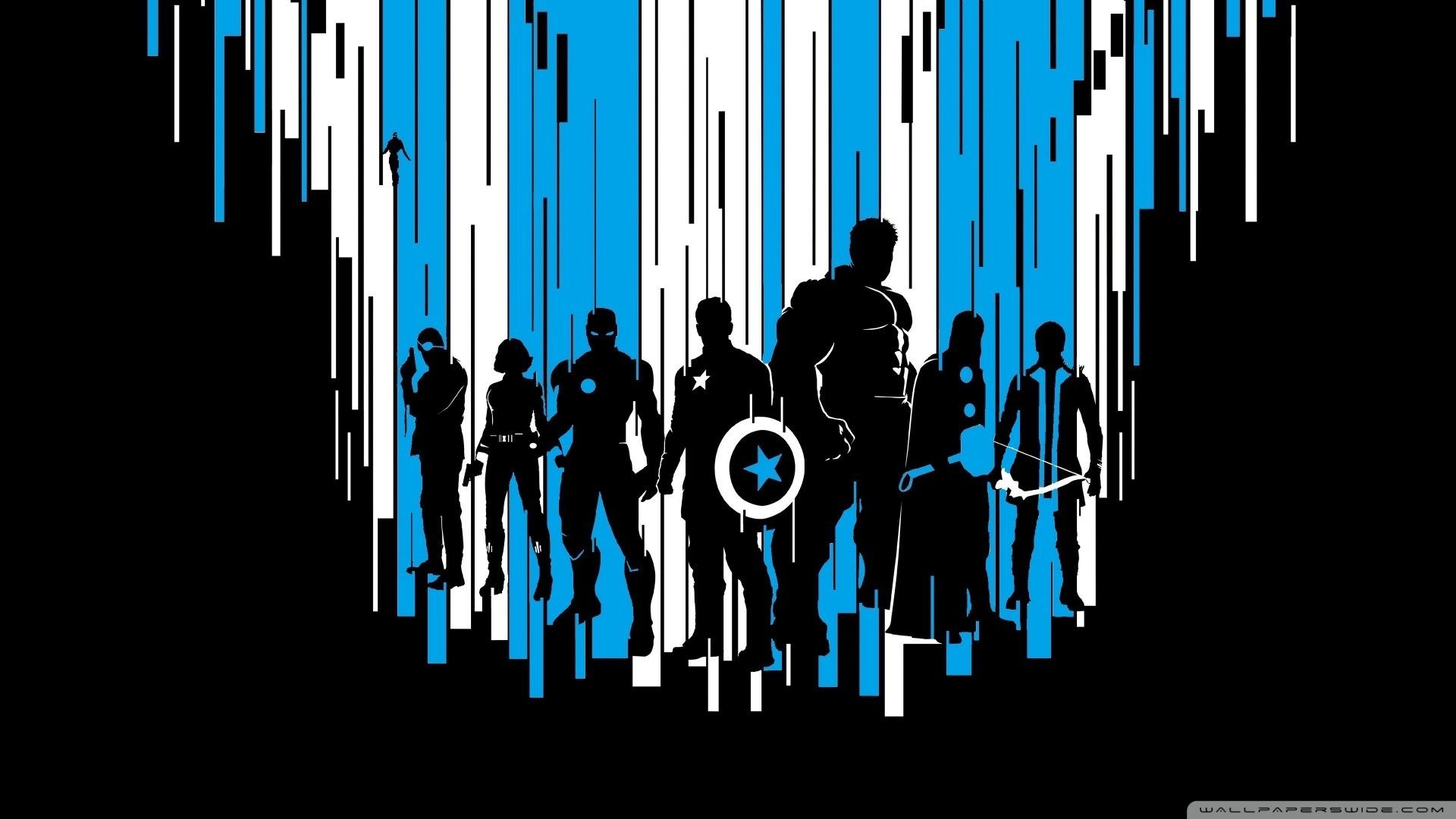 Avengers Wallpaper Black
