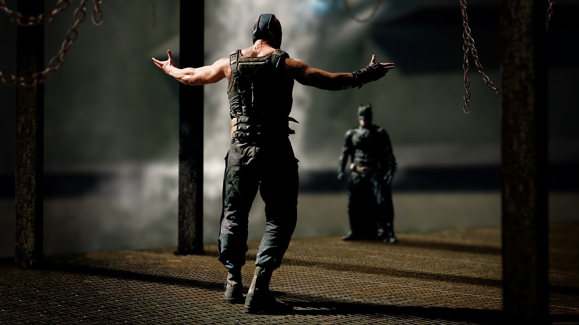 Batman Vs Bane Desktop Wallpapers Wallpaper Cave