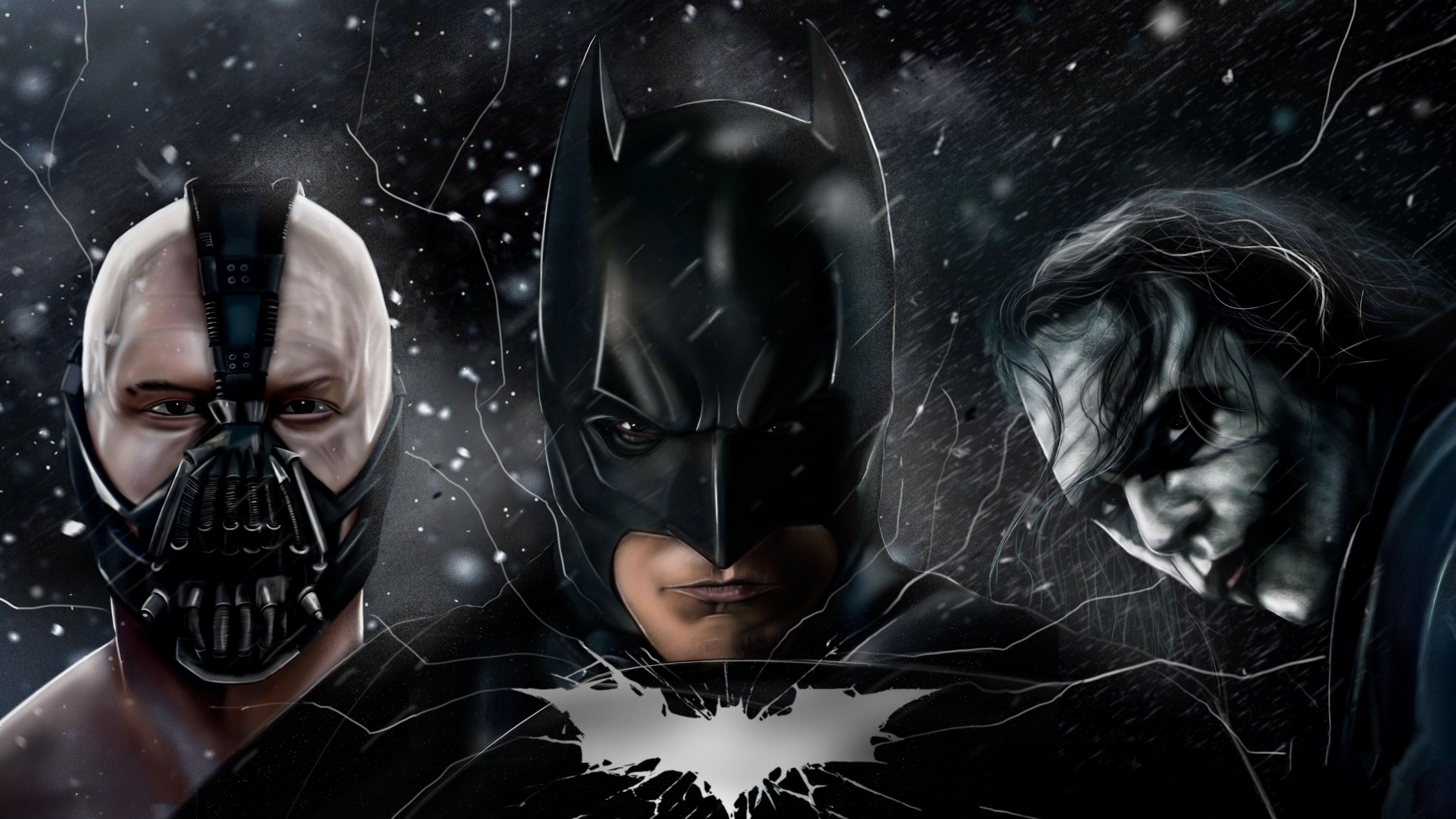 Batman Vs Bane Desktop Wallpapers Wallpaper Cave
