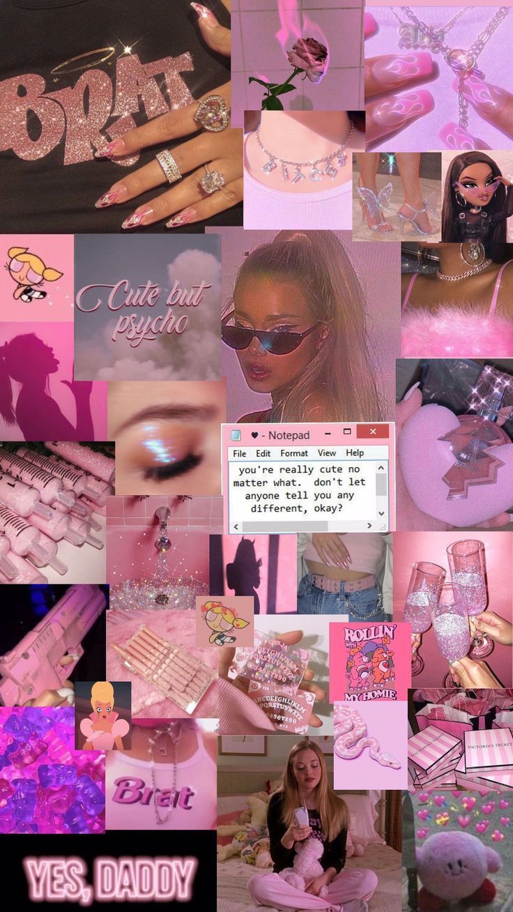 Boujee Pink Baddie Aesthetic Wallpaper Laptop aleferreirasp