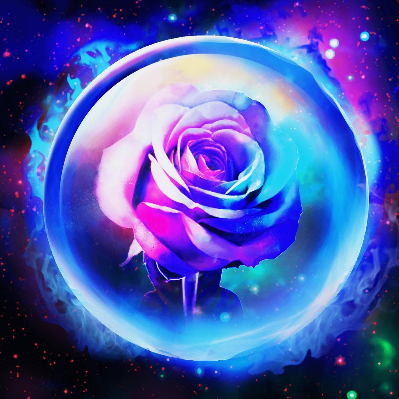 Neon Rose Wallpapers Wallpaper Cave