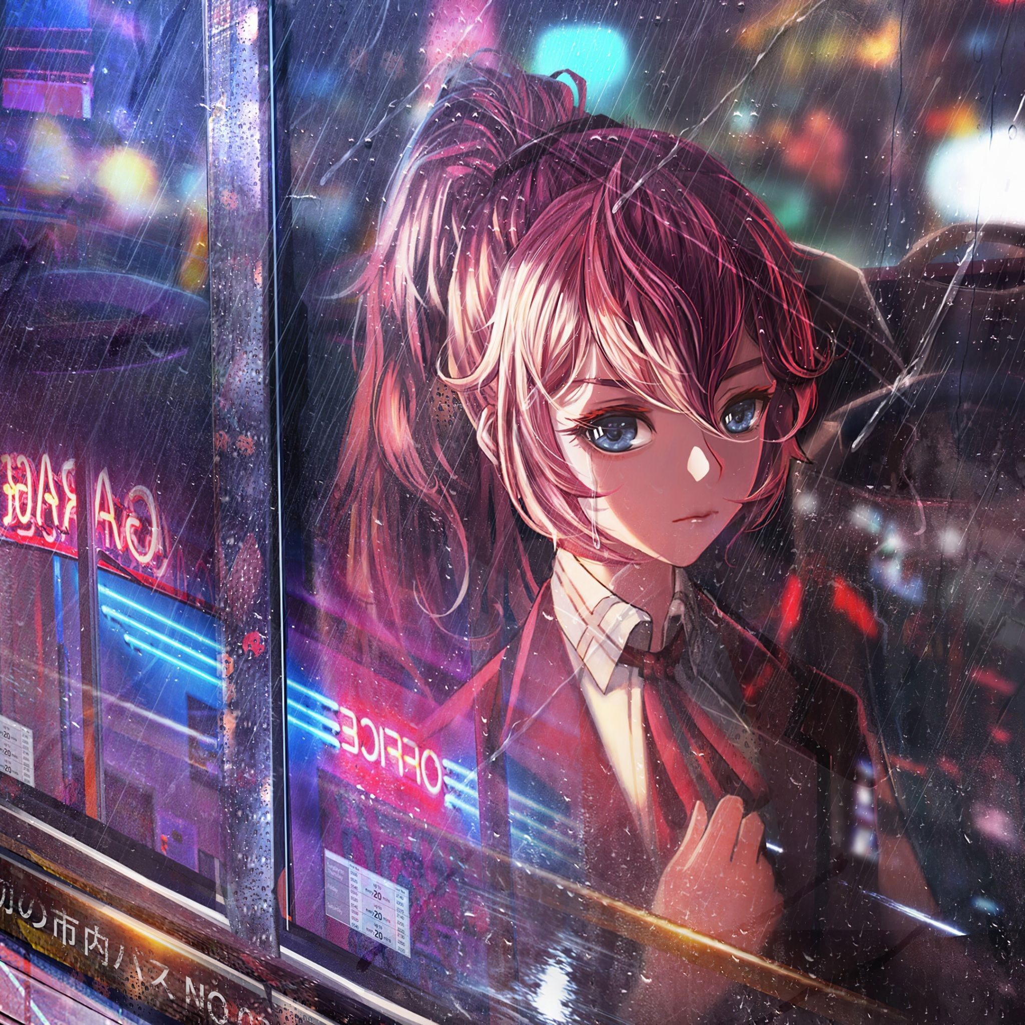 Anime Pink Neon Wallpapers Wallpaper Cave