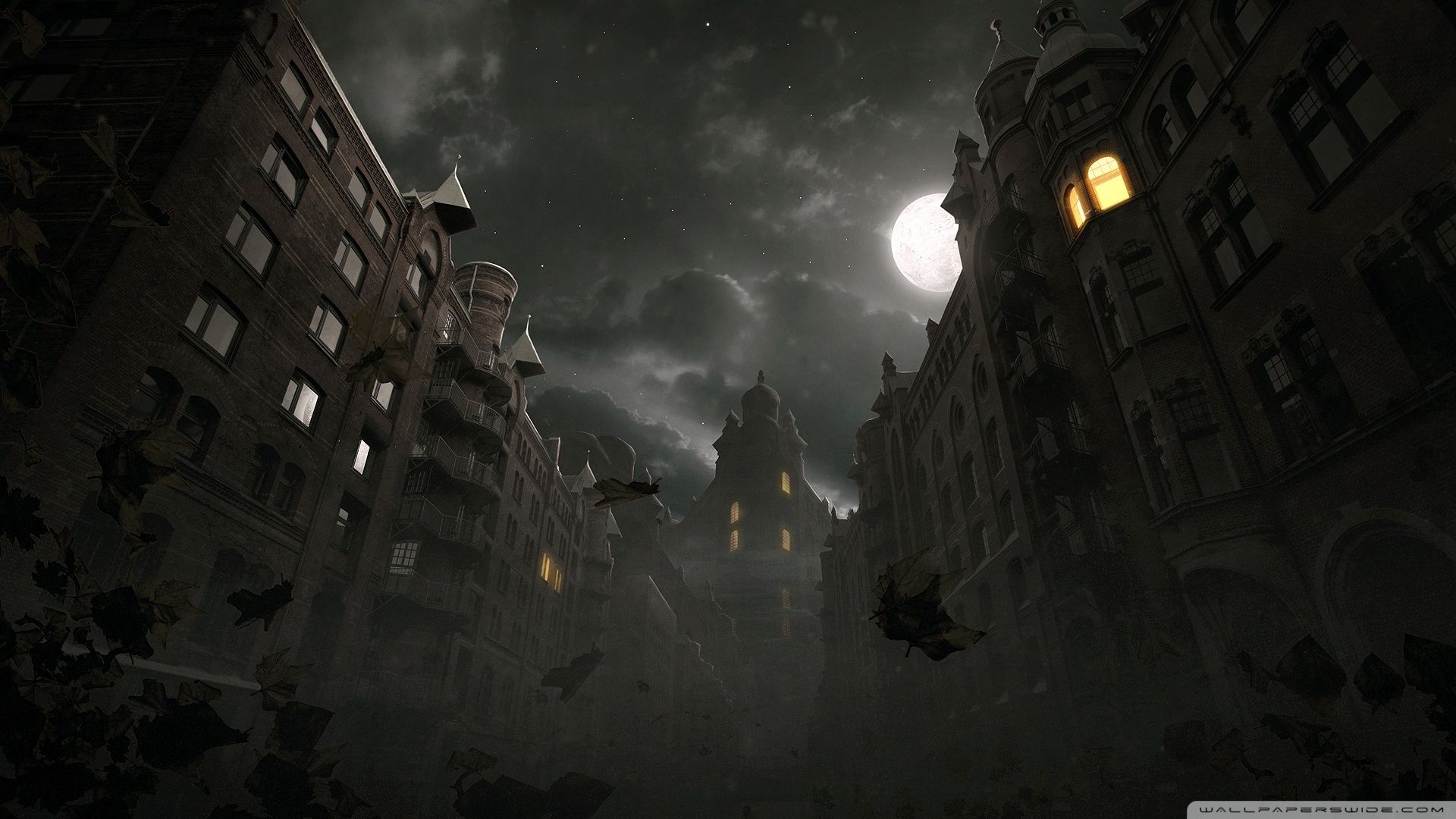 Anime Dark City Wallpapers Wallpaper Cave