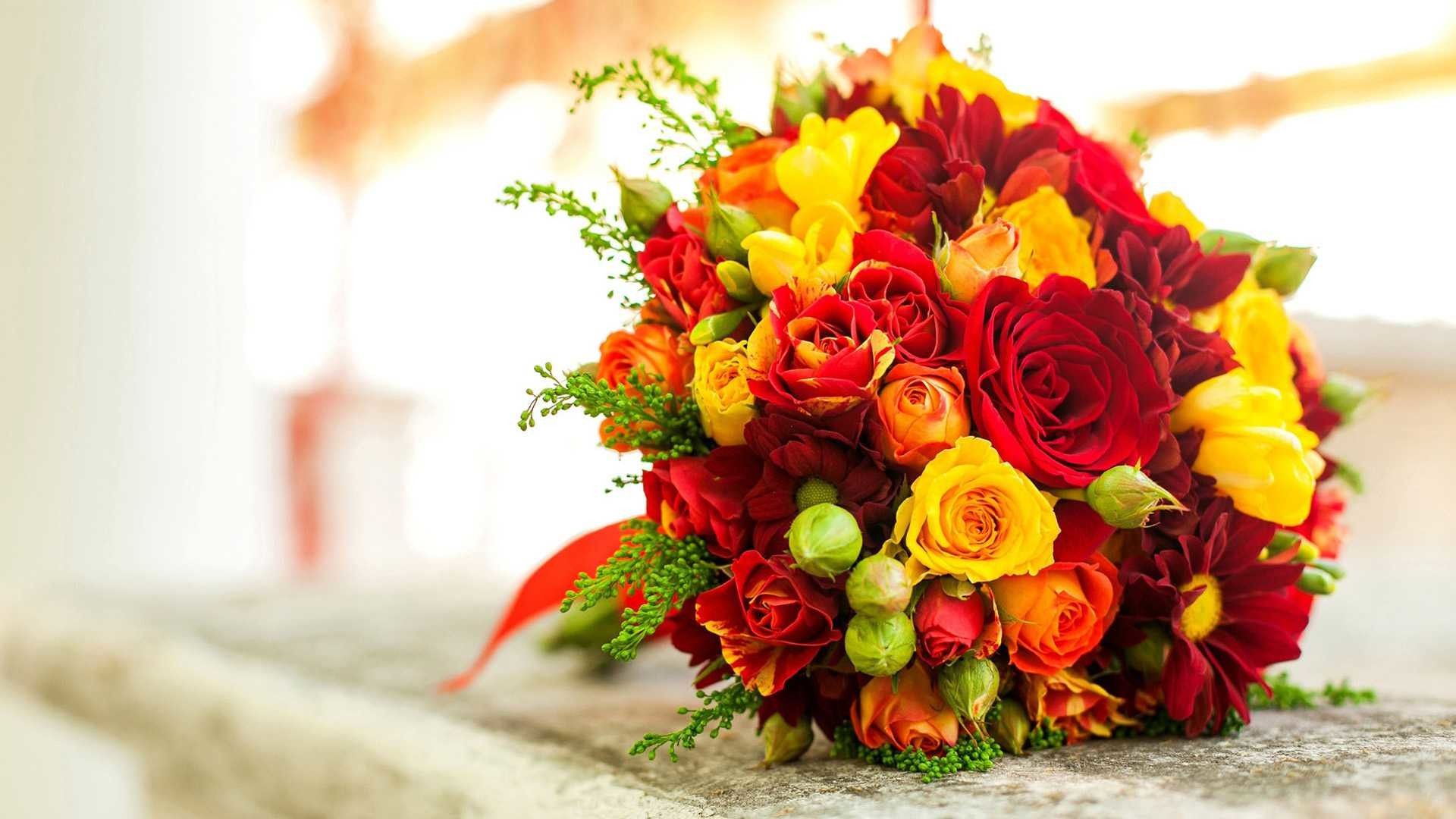 Red And Yellow Roses Flowers HD Wallpapers Wallpaper Cave