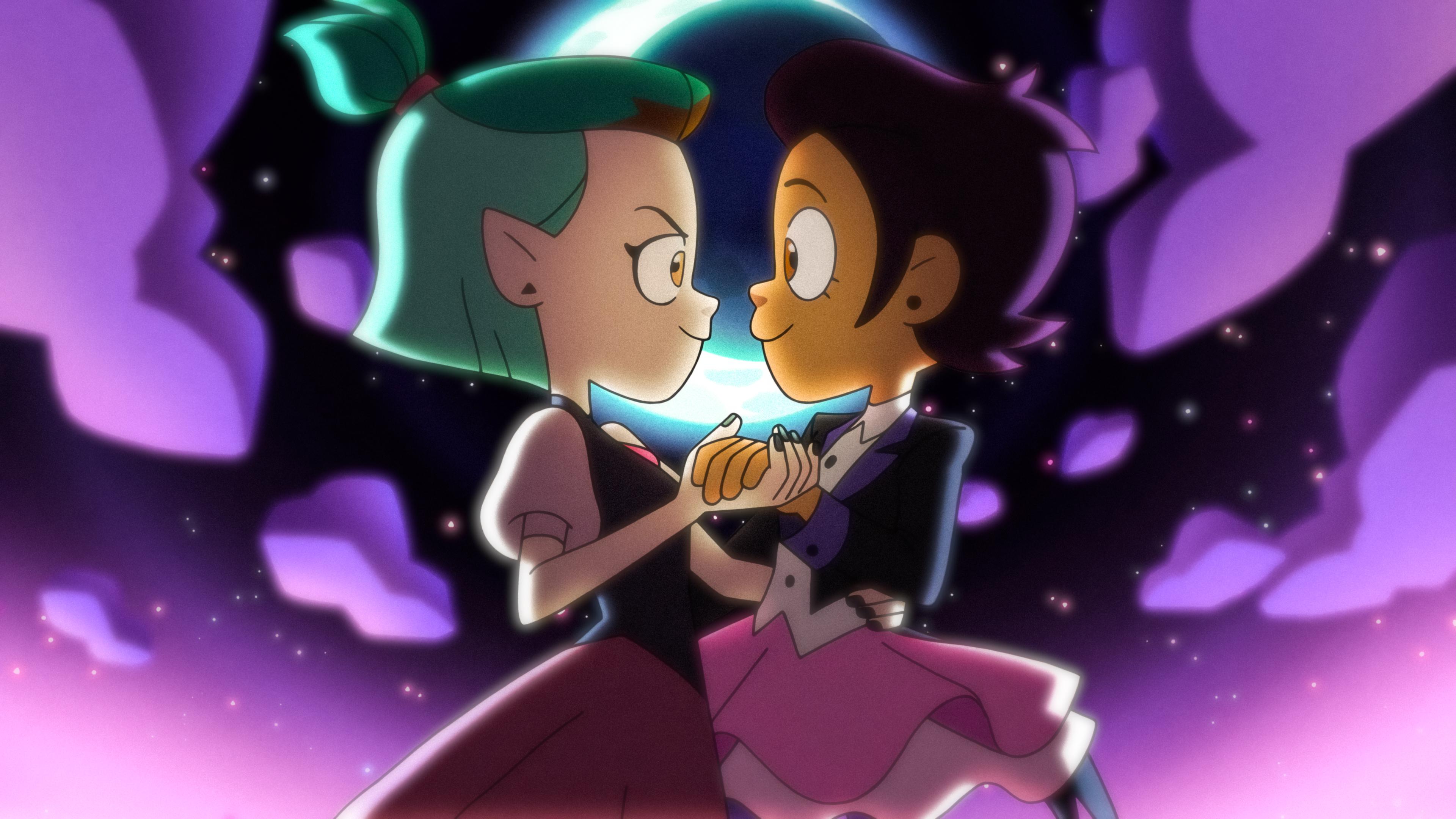 The Owl House Luz And Amity Wallpaper